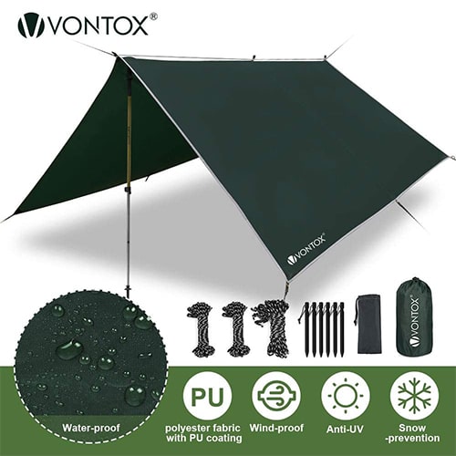 toldo impermeable camping V Vontox